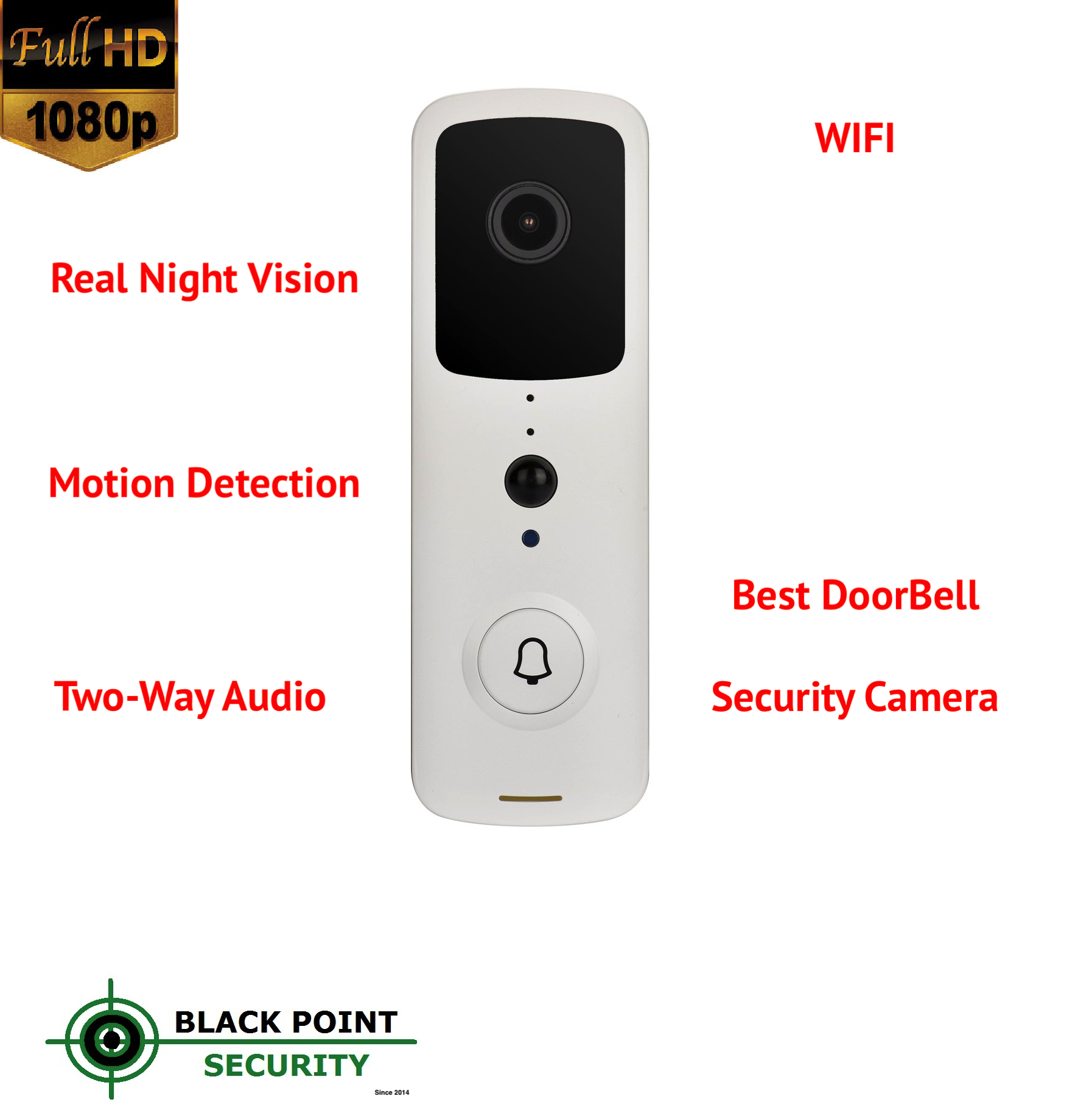 Motion Detection DoorBell Wireless Camera